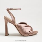 Sam Edelman Lavendelfarbener Riemchenabsatz Frauen Pralinensatin Schuhwerk 2P8JNV948 - Image 2