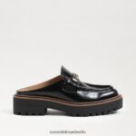 Sam Edelman Lennon-Mule mit Stollensohle Frauen schwarzes Leder Schuhwerk 2P8JNV465 - Image 2