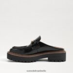 Sam Edelman Lennon-Mule mit Stollensohle Frauen schwarzes Leder Schuhwerk 2P8JNV465 - Image 4