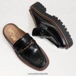Sam Edelman Lennon-Mule mit Stollensohle Frauen schwarzes Leder Schuhwerk 2P8JNV465 - Image 7