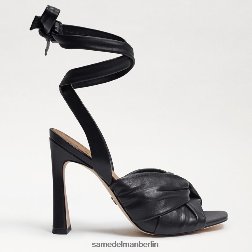 Sam Edelman Lenora Riemchensandale mit Absatz Frauen schwarzes Leder Schuhwerk 2P8JNV868 - Image 2