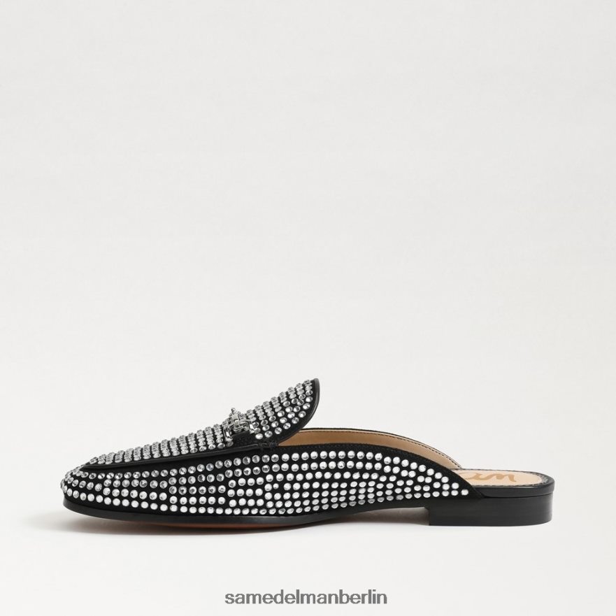 Sam Edelman Linnie Glitz Bit Loafer-Mule Frauen schwarzes Wildleder Schuhwerk 2P8JNV780 - Image 4