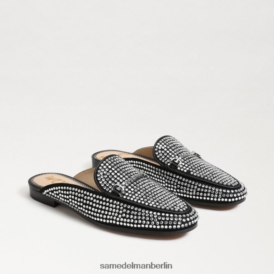sam_edelman_linnie_glitz_bit_loafer_mule_frauen_schwarzes_wildleder_schuhwerk_2p8jnv780.jpg Sam Edelman Linnie Glitz Bit Loafer-Mule Frauen schwarzes Wildleder Schuhwerk 2P8JNV780 - Image 1