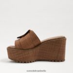 Sam Edelman Livi Espadrille-Keilsandale Frauen Cuoio-Webart Schuhwerk 2P8JNV340 - Image 4