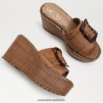 Sam Edelman Livi Espadrille-Keilsandale Frauen Cuoio-Webart Schuhwerk 2P8JNV340 - Image 7
