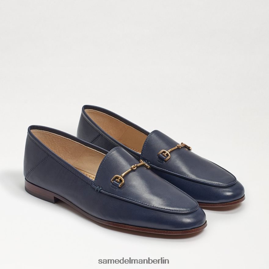 Sam Edelman Loraine Bit Loafer Frauen Baltisches Marineblauleder Schuhwerk 2P8JNV46 - Image 1