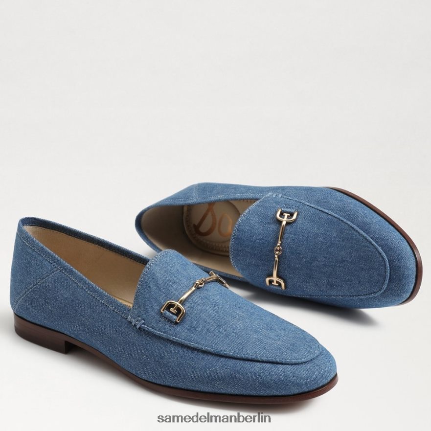 Sam Edelman Loraine Bit Loafer Frauen gewaschenes Indigo Schuhwerk 2P8JNV38 - Image 7