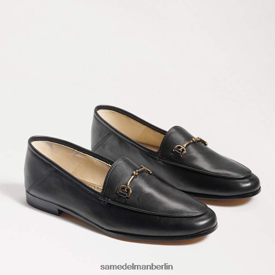 Sam Edelman Loraine Bit Loafer Frauen schwarzes Leder Schuhwerk 2P8JNV42 - Image 1