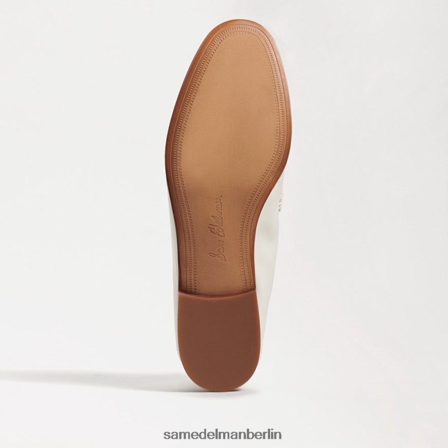 Sam Edelman Loraine Bit Loafer Frauen weißes Leder Schuhwerk 2P8JNV43 - Image 6
