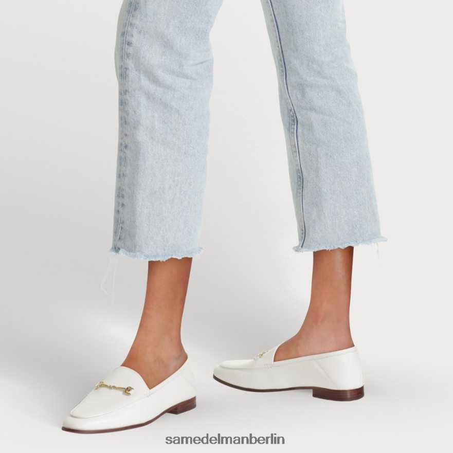 Sam Edelman Loraine Bit Loafer Frauen weißes Leder Schuhwerk 2P8JNV43 - Image 8