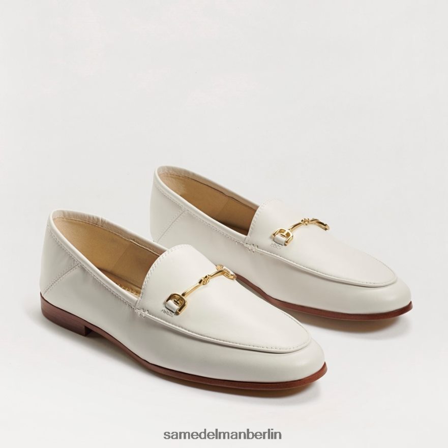 Sam Edelman Loraine Bit Loafer Frauen weißes Leder Schuhwerk 2P8JNV43 - Image 1