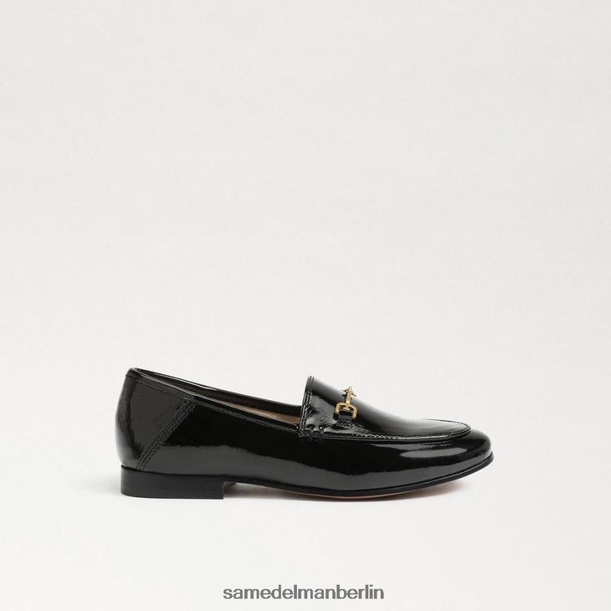 Sam Edelman Loraine Bit Loafer Kinder schwarzes Lackleder Schuhwerk 2P8JNV909 - Image 2