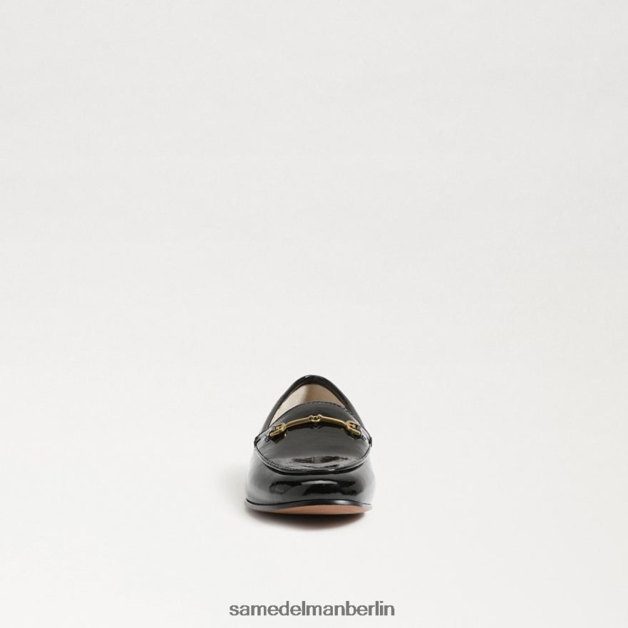 Sam Edelman Loraine Bit Loafer Kinder schwarzes Lackleder Schuhwerk 2P8JNV909 - Image 3