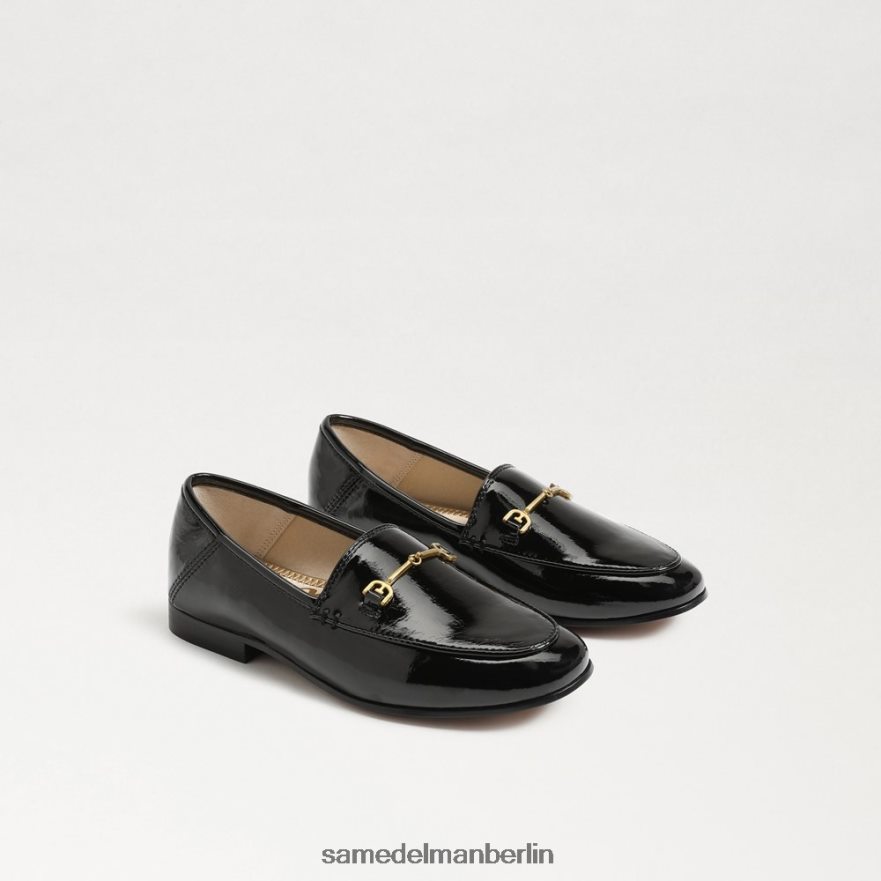 sam_edelman_loraine_bit_loafer_kinder_schwarzes_lackleder_schuhwerk_2p8jnv909.jpg Sam Edelman Loraine Bit Loafer Kinder schwarzes Lackleder Schuhwerk 2P8JNV909 - Image 1