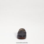Sam Edelman Loraine Bit Loafer Kinder schwarzes Leder Schuhwerk 2P8JNV901 - Image 3