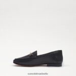 Sam Edelman Loraine Bit Loafer Kinder schwarzes Leder Schuhwerk 2P8JNV901 - Image 4
