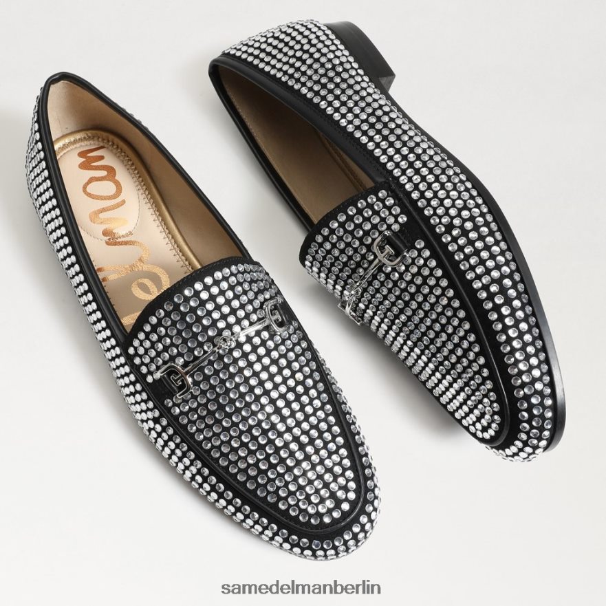 Sam Edelman Loraine-Glitzer-Loafer Frauen schwarzer Glitzer Schuhwerk 2P8JNV718 - Image 7