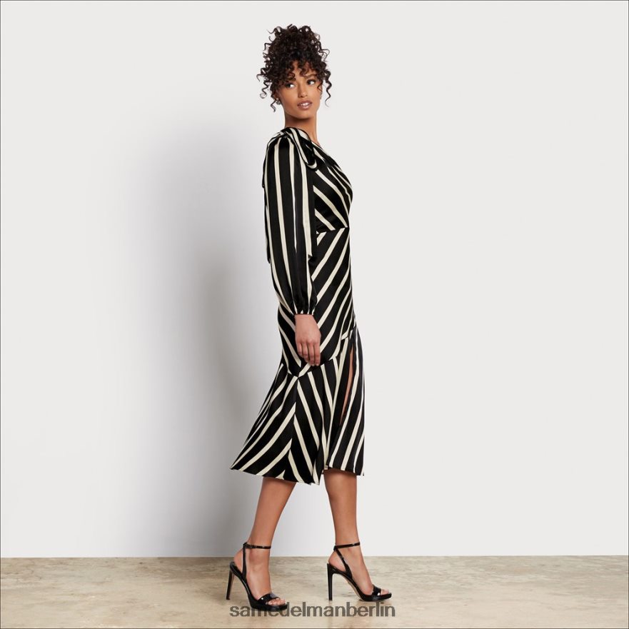 Sam Edelman Maxikleid mit französischen Streifen Frauen Schwarz-Weiss Bekleidung 2P8JNV1104 - Image 2