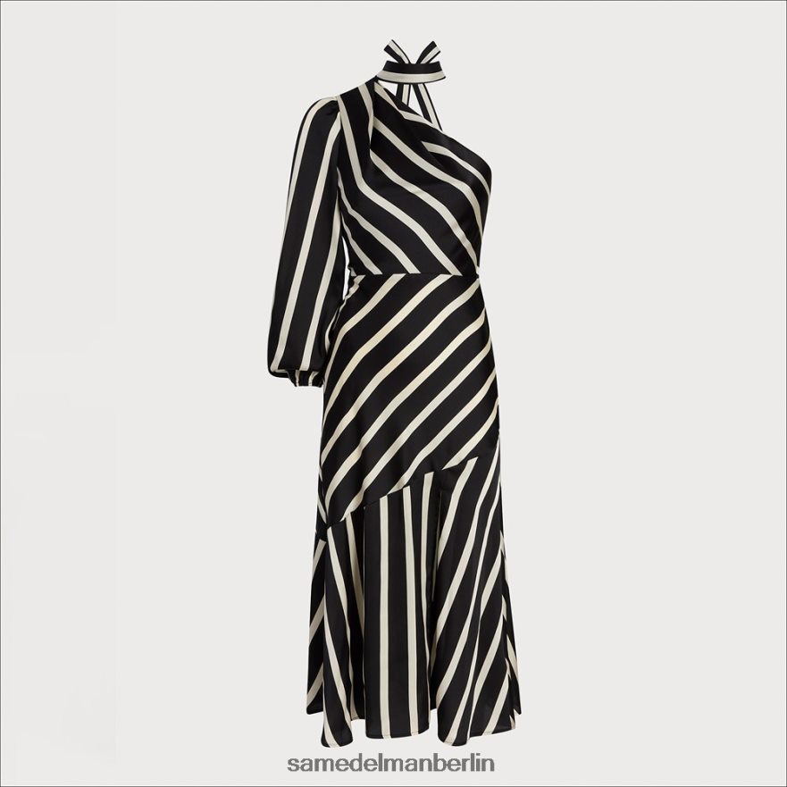 Sam Edelman Maxikleid mit französischen Streifen Frauen Schwarz-Weiss Bekleidung 2P8JNV1104 - Image 5