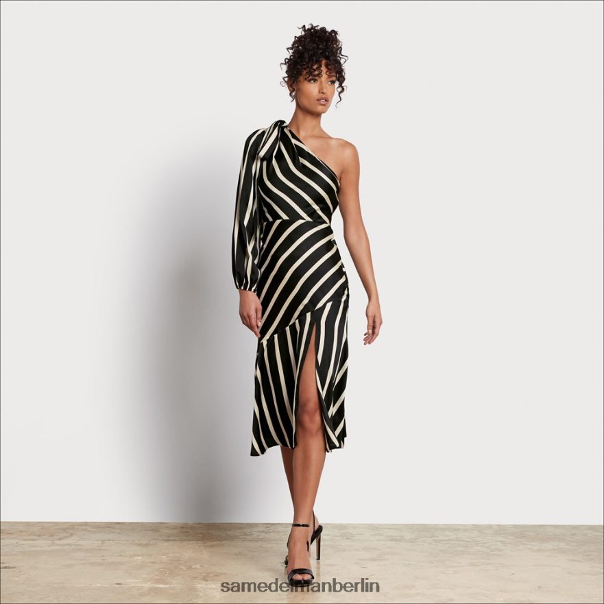 Sam Edelman Maxikleid mit französischen Streifen Frauen Schwarz-Weiss Bekleidung 2P8JNV1104 - Image 1
