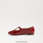 Sam Edelman Melodie Mary Jane Kinder Dunkelrot Schuhwerk 2P8JNV1053 - Image 4