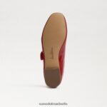 Sam Edelman Melodie Mary Jane Kinder Dunkelrot Schuhwerk 2P8JNV1053 - Image 6