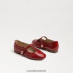 Sam Edelman Melodie Mary Jane Kinder Dunkelrot Schuhwerk 2P8JNV1053 - Image 7