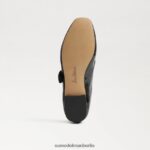 Sam Edelman Melodie Mary Jane Kinder schwarzes Lackleder Schuhwerk 2P8JNV1052 - Image 6