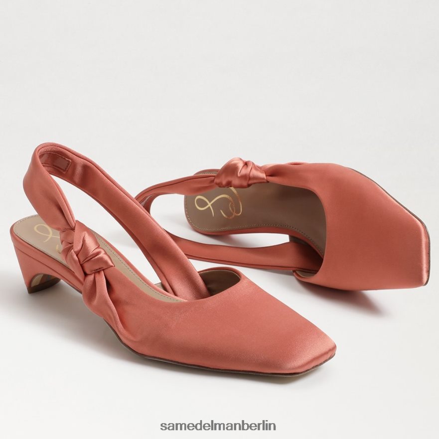 Sam Edelman Meredith Slingback-Kitten-Heel Frauen Canyon-Orange Schuhwerk 2P8JNV878 - Image 7