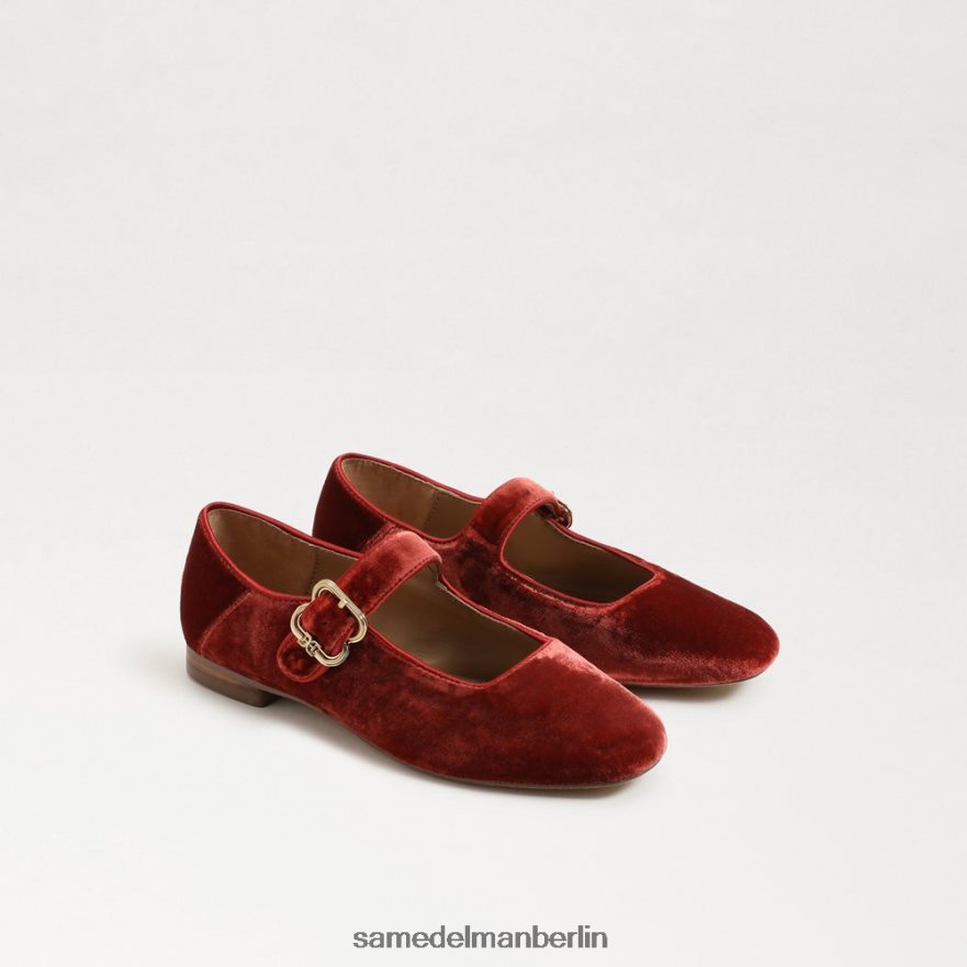 sam_edelman_michaela_mary_jane_kinder_canyon_orange_samt_schuhwerk_2p8jnv912.jpg Sam Edelman Michaela Mary Jane Kinder Canyon-Orange-Samt Schuhwerk 2P8JNV912 - Image 1
