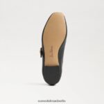 Sam Edelman Michaela Mary Jane Kinder schwarzes Leder Schuhwerk 2P8JNV915 - Image 6