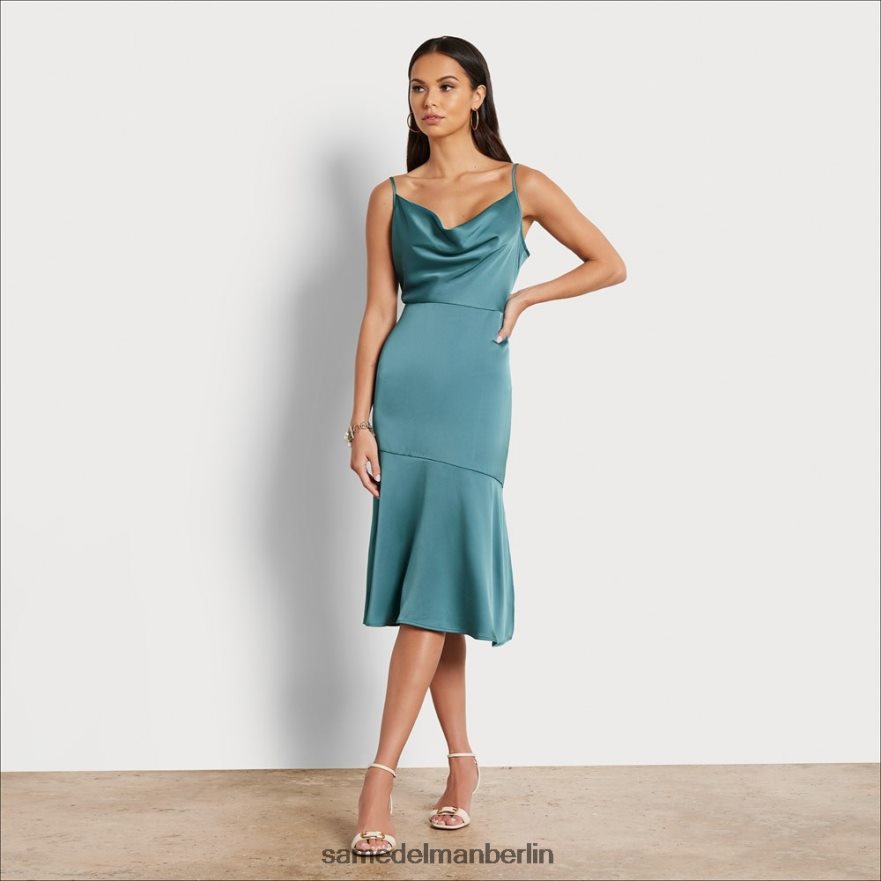 sam_edelman_midikleid_mit_wasserfallausschnitt_frauen_industriegruen_bekleidung_2p8jnv1106.jpg Sam Edelman Midikleid mit Wasserfallausschnitt Frauen Industriegrün Bekleidung 2P8JNV1106 - Image 1