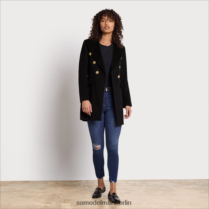 sam_edelman_militaermantel_aus_wolle_frauen_schwarz_bekleidung_2p8jnv1284.jpg Sam Edelman Militärmantel aus Wolle Frauen Schwarz Bekleidung 2P8JNV1284 - Image 1
