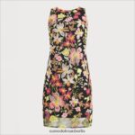 Sam Edelman Minikleid mit Blumenstickerei Frauen Pfirsich-Multi Bekleidung 2P8JNV1091 - Image 5