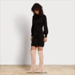 Sam Edelman Minikleid mit Rollkragen Frauen Schwarz Bekleidung 2P8JNV1146 - Image 2