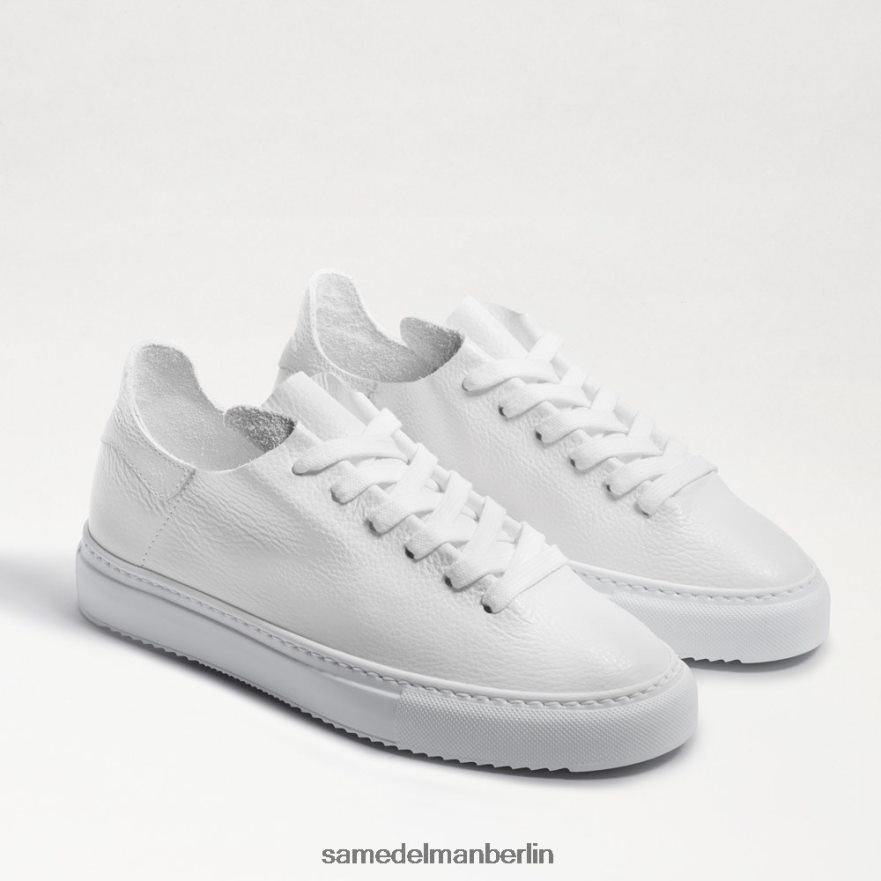 sam_edelman_mohn_schnuersneaker_frauen_weisses_leder_schuhwerk_2p8jnv309.jpg Sam Edelman Mohn-Schnürsneaker Frauen weißes Leder Schuhwerk 2P8JNV309 - Image 1