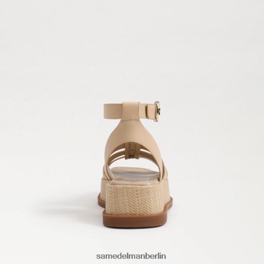 Sam Edelman Naima Plateau-Gladiator-Sandale Frauen gebleichter Weizen Schuhwerk 2P8JNV944 - Image 5