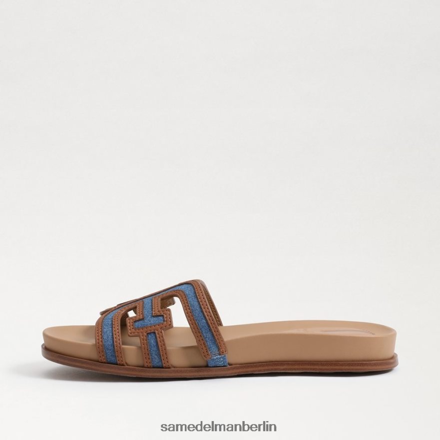Sam Edelman Nettie Multi-Slide-Sandale Frauen gewaschenes Indigo Schuhwerk 2P8JNV425 - Image 4