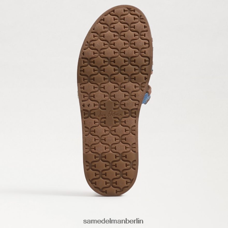 Sam Edelman Nettie Multi-Slide-Sandale Frauen gewaschenes Indigo Schuhwerk 2P8JNV425 - Image 6