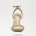Sam Edelman Ophelia-Knöchelriemenabsatz Frauen Goldmine Schuhwerk 2P8JNV538 - Image 3
