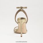 Sam Edelman Ophelia-Knöchelriemenabsatz Frauen Goldmine Schuhwerk 2P8JNV538 - Image 5