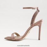 Sam Edelman Ophelia-Knöchelriemenabsatz Frauen weiche Praline Schuhwerk 2P8JNV536 - Image 4