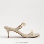 Sam Edelman Palma Kitten-Heel-Mule Frauen Bananencreme Schuhwerk 2P8JNV493 - Image 2