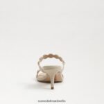 Sam Edelman Palma Kitten-Heel-Mule Frauen Bananencreme Schuhwerk 2P8JNV493 - Image 5