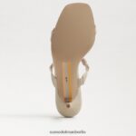 Sam Edelman Palma Kitten-Heel-Mule Frauen Bananencreme Schuhwerk 2P8JNV493 - Image 6