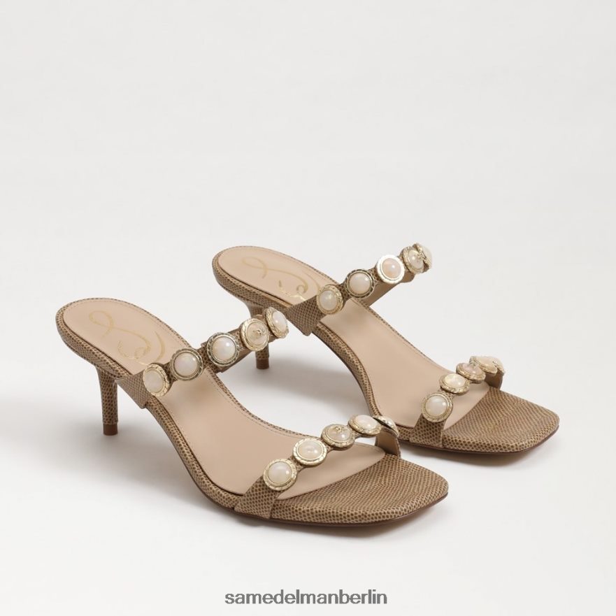 Sam Edelman Palma Kitten-Heel-Mule Frauen Chai-Creme Schuhwerk 2P8JNV492 - Image 1