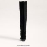 Sam Edelman Pam Overknee-Stiefel Frauen schwarzes Wildleder Schuhwerk 2P8JNV777 - Image 5