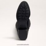Sam Edelman Pam Overknee-Stiefel Frauen schwarzes Wildleder Schuhwerk 2P8JNV777 - Image 6