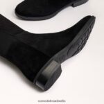 Sam Edelman Pam Overknee-Stiefel Frauen schwarzes Wildleder Schuhwerk 2P8JNV777 - Image 7