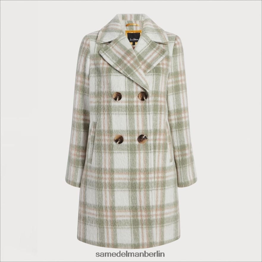 Sam Edelman Peacoat-Jacke aus Wolle Frauen sanftes Grün Bekleidung 2P8JNV1125 - Image 4